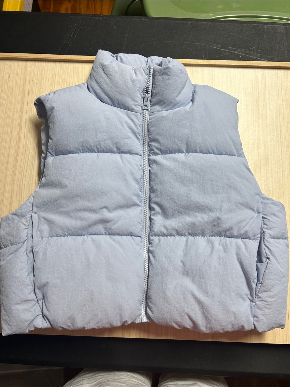 H&M Light Blue Puffer Vest